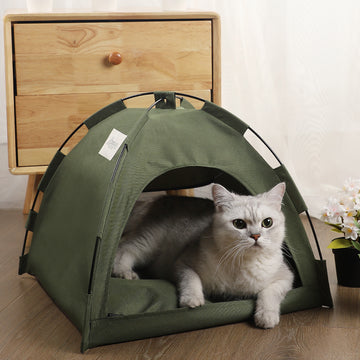 Dog House Pet Sofa Camping Dog Bed With Cushion