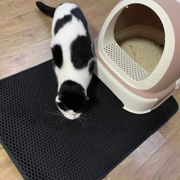Double Layer Waterproof Non - slip Pet Cat Litter Trapper Mats, Cat Litter Trapping Mat Cushion, EVA
