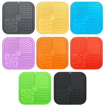 CalmPaws Silicone Lick Mat - Anxiety Relief & Slow Feeder for Dogs & Cats