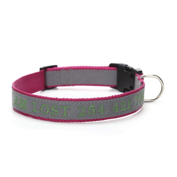Custom Dog Collar with Name & Phone