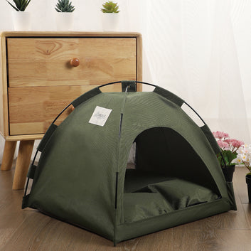 Dog House Pet Sofa Camping Dog Bed With Cushion
